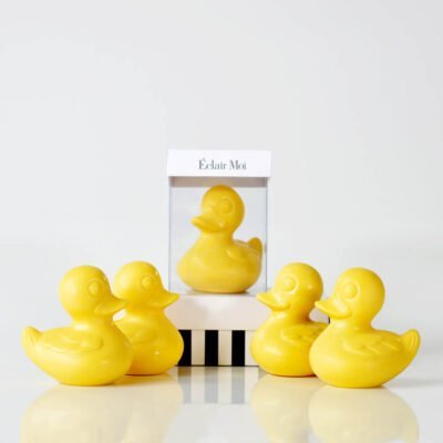 Patinho de Chocolate Branco - Amarelo