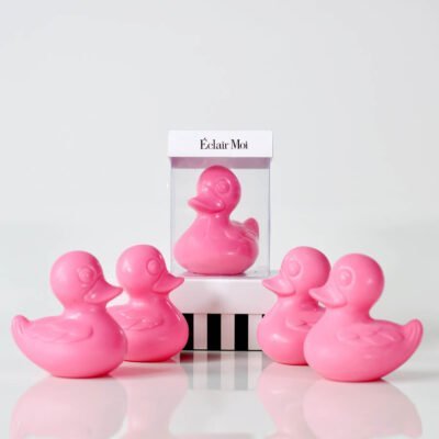 Patinho de Chocolate Branco - Rosa
