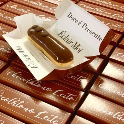Éclair Chocolate Ao Leite