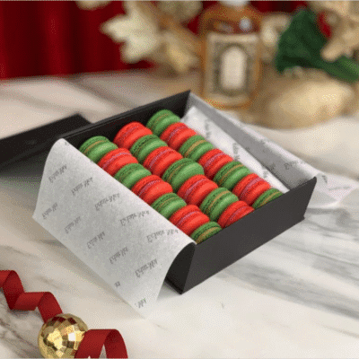 Caixa 21 Macarons Natalinos Deluxe