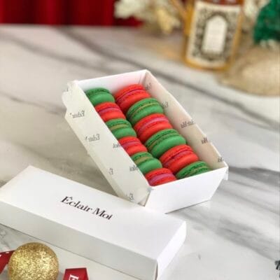 Caixa 12 Macarons Natalinos